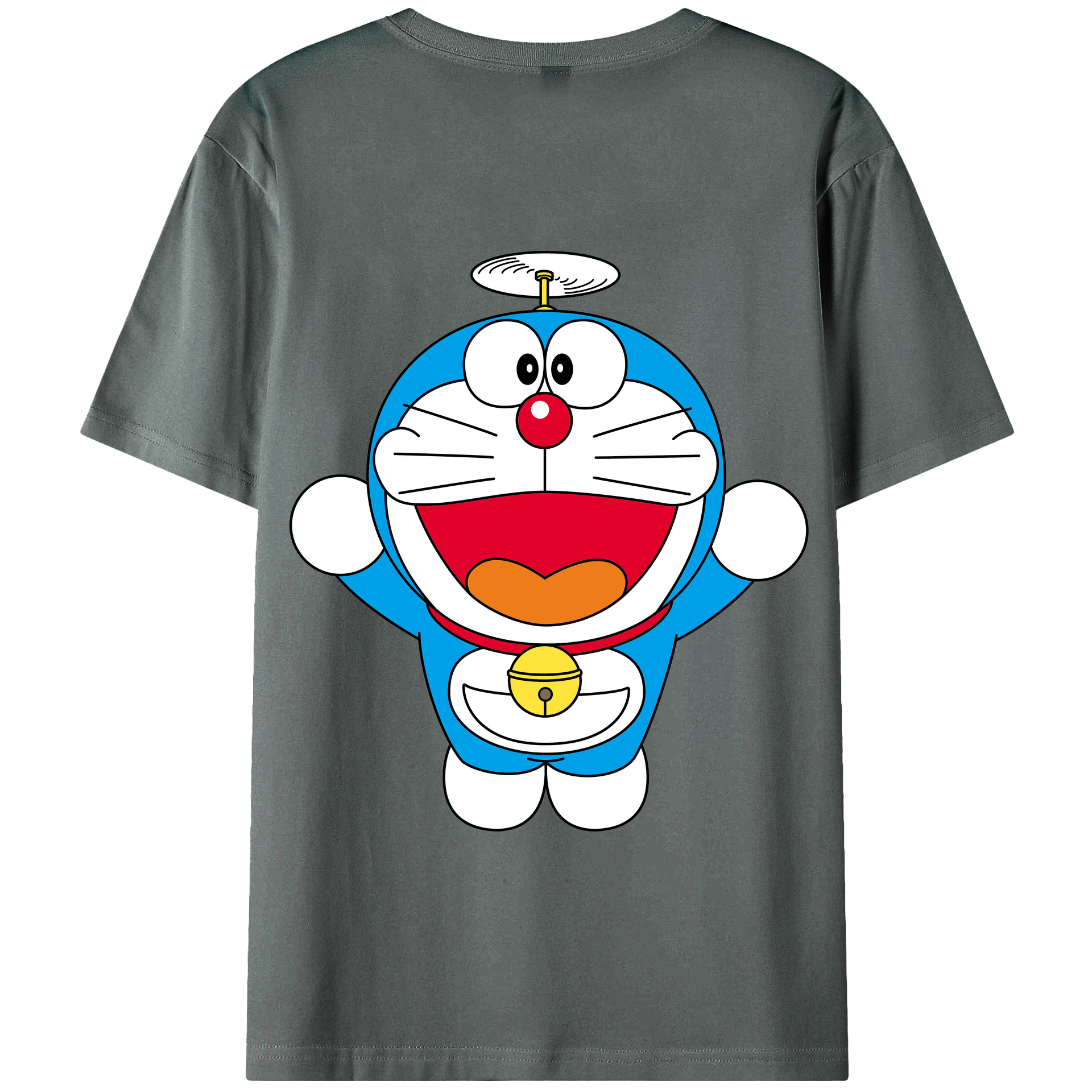 （画像用） ドラえもん Doraemon 綿100％半袖Tシャツ（背面プリント）